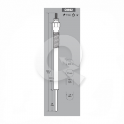 BUJIA INCANDESCENTE 11V, TOYOTA, COROLLA, HILUX