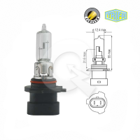 AMPOLLETA,HB3A,9005XS,12V,60W, RECTA, TRIFA/FLOSSE