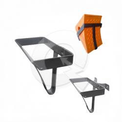 PORTA CUÑA, METALICA, CUÑA 5 TONELADAS