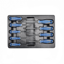 JUEGO DESATORNILLADORES TORX , 9 PZAS