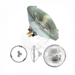 SILVIN HALOGENO REDONDO CHICO, 12V 65/55W, 3C