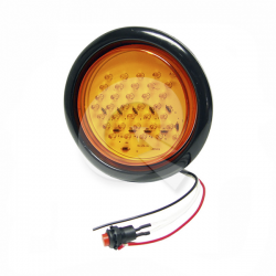 FAROL TRASERO 4' BIVOLTAJE, 35 LED,C/FLECHA, AMBAR