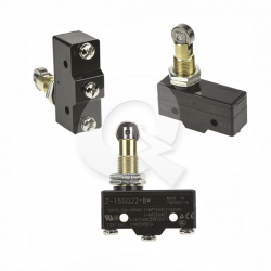 MICROSWITCH CON RUEDA NO/NC, 15A-250VAC