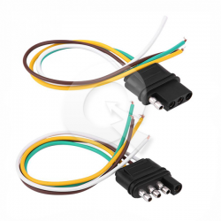 JUEGO CONECTOR UNIVERSAL, 4P, HEMBRA/MACHO,TRA