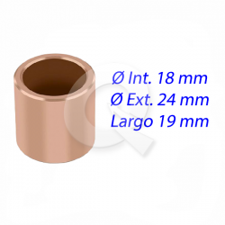 BUJE BRONCE GRAFITADO N°517, 18x24x19 mm, HINO
