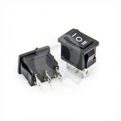INTERRUPTOR TECLA MINI, 12-24V, ON/OFF/ON, 3T
