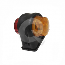 FAROL BIVOLTAJE LED, BICOLOR, AMBAR/ROJO