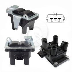 BOBINA ENCENDIDO, FIAT, PALIO, FORD, ESCORT, OPEL