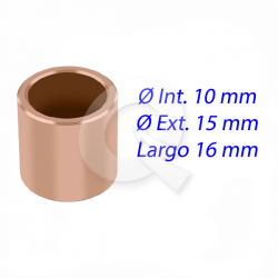BUJE BRONCE GRAFITADO, N° 516, 10x15x16, DAIHATSU