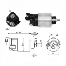 SOLENOIDE 12V, HONDA, CIVIC, FIT