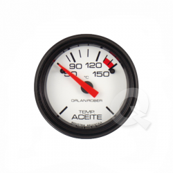 MARCADOR TEMP. ACEITE, ELECTRICO 12V, 50-150º,BLCO
