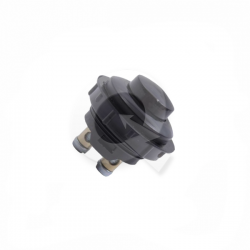 BOTON PARTIDA PLASTICO 12-24V,16A HEAVY DUTY NEGRO