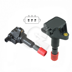 BOBINA ENCENDIDO, HONDA, CITY, FIT