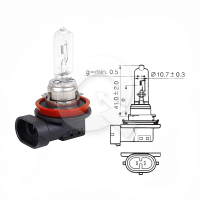 AMPOLLETA, H9, 12V, 65W, PGJ19-5, BRM