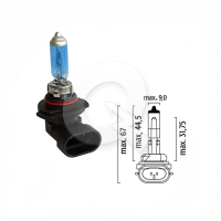 AMPOLLETA,H10,(9145),12V,42W, LUZ DIA,KIA,HYUNDAI