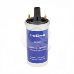 BOBINA ENCENDIDO 12V, CONVENCIONAL C/RESIST INTERN