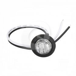 LUZ PILOTO BIVOLTAJE,10-30V,Ø 20mm, LED, BLANCO