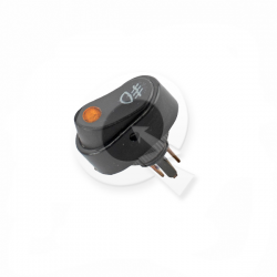 INTERRUPTOR OVALADO NEBLINERO 12V 30A, 3T,LED AMBA