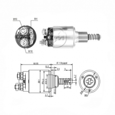 SOLENOIDE 24V, FIAT, IVECO, KHD, LIEBHERR, INTERNA