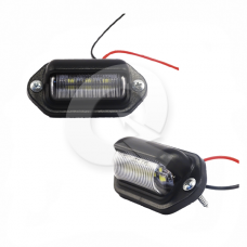 FAROL PATENTE BIVOLTAJE 3 LED, NEGRO