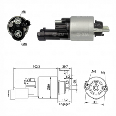 SOLENOIDE 12V, HONDA, ACCORD, CITY, CIVIC, CR-V