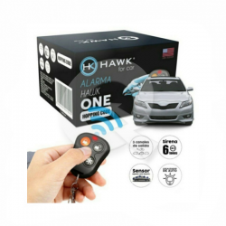ALARMA HAWK ONE 12V,HOPPING CODE, 6 TONOS