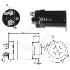 SOLENOIDE 12V, OPEL, CORSA, ASCONA, KADETT, MANTA