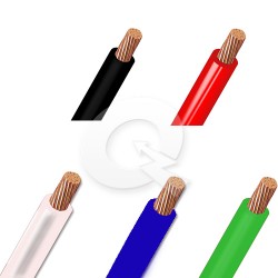 CABLE ELECTRICO, Nº10 AWG, AZUL
