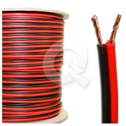 CABLE PARLANTE, 2 x 14 AWG, ROJO/NEGRO