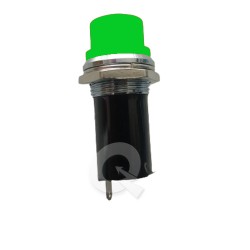 LUZ PILOTO, SIN AMPOLLETA, VERDE