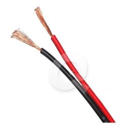 CABLE PARLANTE, 2 x 18 AWG, ROJO/NEGRO