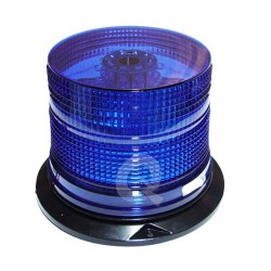 BALIZA ESTROBOS. 40 LED, 12V-24V,APERNADA,3P,AZUL