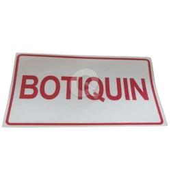 ADHESIVO BOTIQUIN 12x8 cms