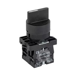 SELECTOR MANILLA CORTA PLAST 2 POS C/RETOR 0-1 1NA