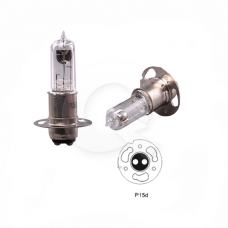 AMPOLLETA, MOTO, 12V, 35/35W,P15D, BASE REDONDA