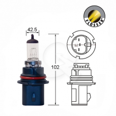 AMPOLLETA,9004 HB1,12V 100/80W, BASE P29T, FLOSSER