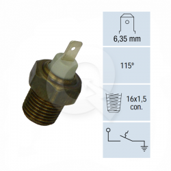 TERMOSWITCH, FIAT, FIORINO, MAREA, PALIO, 115º