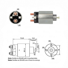 SOLENOIDE 12V, HYUNDAI, H100, ELANTRA, L200