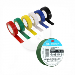 CINTA AISLANTE 3M, 19mm x 18mts, VERDE