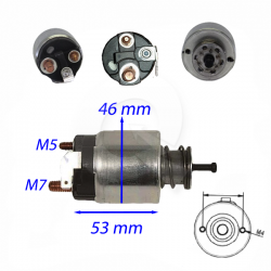 SOLENOIDE 12V, KIA, PRIDE, HYUNDAI, SSANGYONG