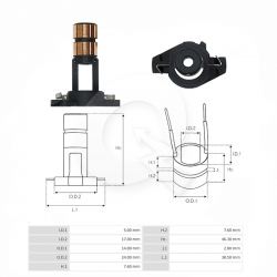 COLECTOR ALTERNADOR BOSCH, FIAT, IVECO, MINI