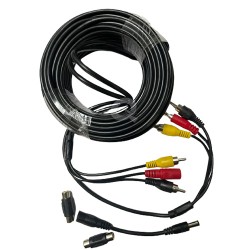 CABLE EXTENSION RCA PARA CAMARAS, 18.5 mts