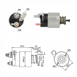 SOLENOIDE 12V, FORD, ECOSPORT, FIESTA, FOCUS