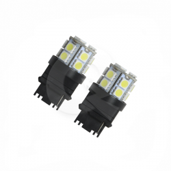 SET AMPOLLETA 3156 12V 8 LED, 1CONTACTO, BLANCA