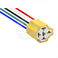PORTA RELAY CERAMICO, 4P Y 5P