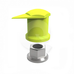 INDICADOR DE TUERCA CON GORRO, 27 MM,FORD CARGO 91