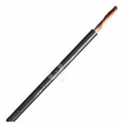 CABLE ELECTRICO, Nº10 AWG, COBRE Ø 2.5mm, NEGRO