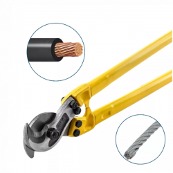 ALICATE CORTA CABLE ELECTRICO, ACERO, COBRE  55mm