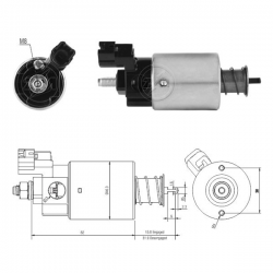 SOLENOIDE 12V, TOYOTA, COROLLA