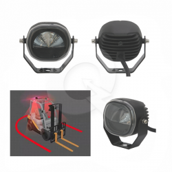 FAENERO LED,12-110V, 1 LED, CURVA U ROJA,GRUA HORQ